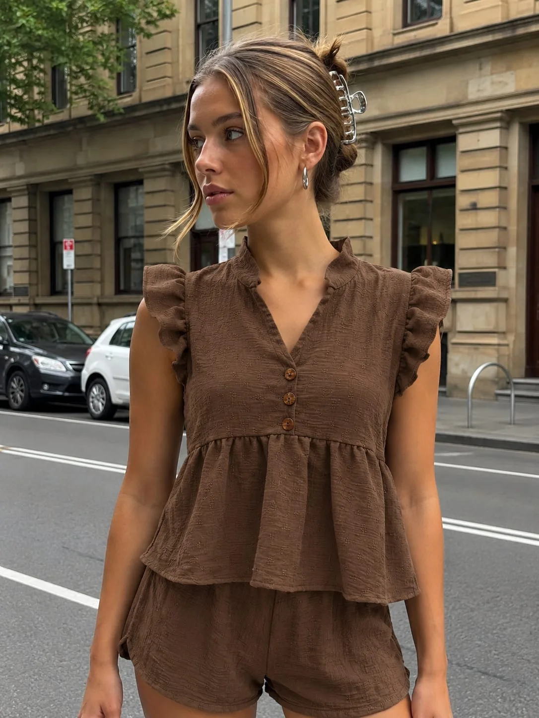 Blusa botones (Lino)